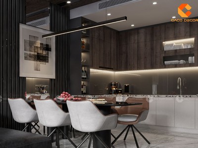 Tủ Bếp Gỗ Công Nghiệp Chữ U Hiện Đại, Sang Trọng 0