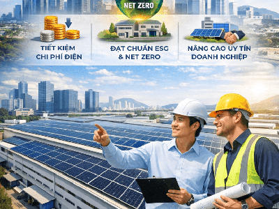 Doanh nghiệp FDI chọn lắp điện mặt trời nhà xưởng vì lý do gì 0