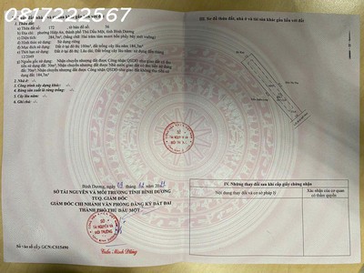 Bán đất chính chủ đường dx098 phường hiệp an, thủ dầu một, bình dương 3