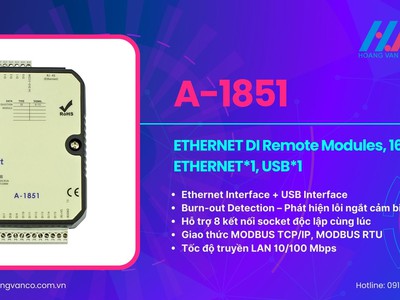  A-1851   ETHERNET DI Remote Modules 16DI 0