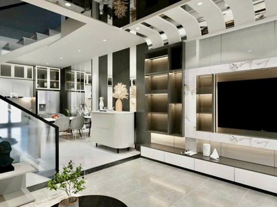 Bán nhà mới đẹp - mặt tiền hẻm thông vừa ở vừa kinh doanh buôn bán - dương cát lợi, nhà bè - full 3