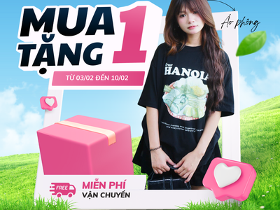 Mua 1 tặng 1 - Deal Lời Nhất Mùa Cho Team Yêu Áo Thun 0