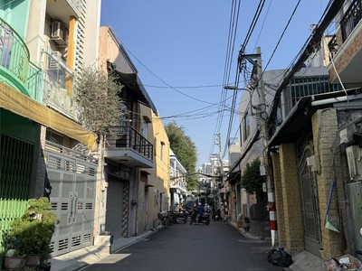 Bán nhà hẻm 71 nguyễn bặc, phường 3, tân bình  4 15,5  4 tầng 4