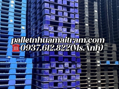  Thanh Lí Lô Pallet Nhựa Hiệp Thành Nguyên Sinh KT: 1200X1000X140   Giá Siêu Ưu Đãi   7