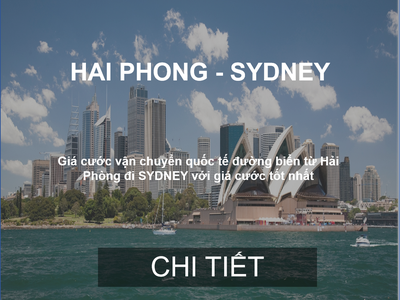 Cước Vận Chuyển Hàng FCL Từ Hải Phòng Đi Sydney 0