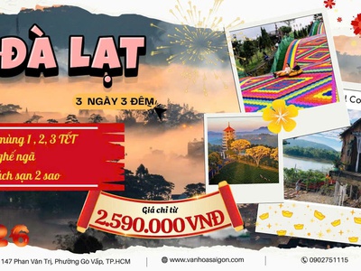 TẾT 2026   Trải nghiệm ĐÀ LẠT  Miền Du Mục  3N3Đ 0