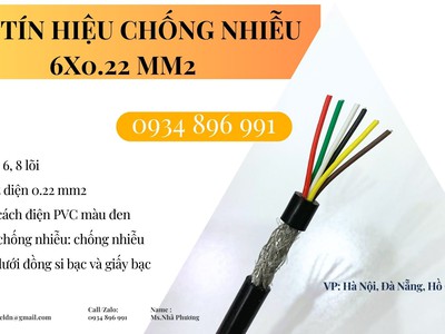 Cáp Tín Hiệu Chống Nhiễu 4x0.22 Mm2 Tại Hà Nội, Hưng Yên, Bắc Ninh 2
