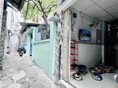 Nhà mới nhỏ gọn sổ hồng riêng 1 lầu nguyễn duy p9q8 4