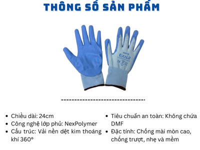 Găng Tay Đa Năng Nẽpolymer Excia GX518 0