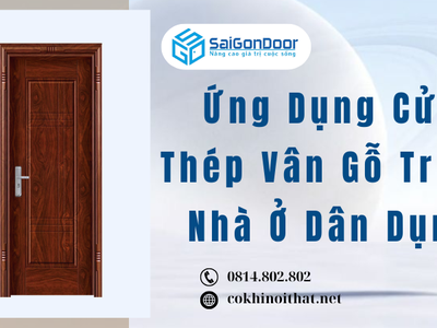 Ứng Dụng Cửa Thép Vân Gỗ Trong Nhà Ở Dân Dụng 4