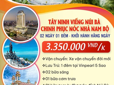 Khám Phá Khu Du lịch Núi Bà Đen - Tây Ninh Cùng Saco Travel 0