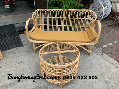 Ghế sofa mây tay cuộn giá rẻ 7