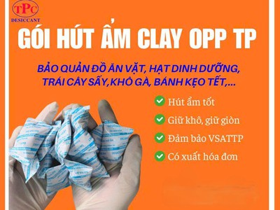 Muốn đồ ăn vặt, thực phẩm giòn lâu  Đừng quên gói hút ẩm Thịnh Phong 0