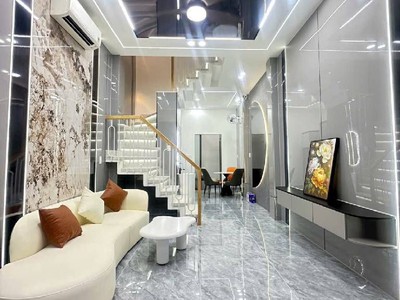 Bán nhà 4 tầng hxh đường phạm văn chiêu 60m2 4 15  vào ở ngay sát chợ thạch đà chỉ 6 tỷ 0