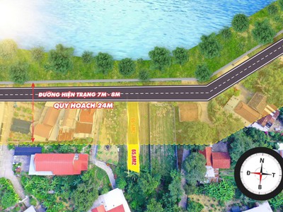 Bán nhanh đất diên bình, diên khánh, khánh hòa - mặt tiền view sông - giá chỉ 1 tỷ 379 0