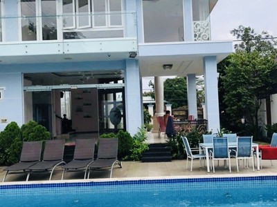 Bán nhà mặt tiền dương công khi - gần song hành, 20x34m,  2 tầng   hồ bơi, 26,5 tỷ. 0