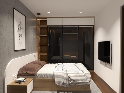 Combo Phòng Ngủ Gỗ Công Nghiệp MDF Bền Đẹp Cho Căn Hộ 2