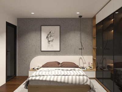 Combo Phòng Ngủ Gỗ Công Nghiệp MDF Bền Đẹp Cho Căn Hộ 1