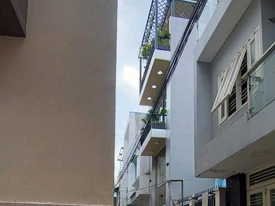 Nhà 4 tầng quận 7 50m ra huỳnh tấn phát - chào 6ty hơn xíu 0