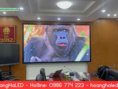 Lắp Đặt Màn Hình LED Phòng Họp Đại Học Hà Nội 0