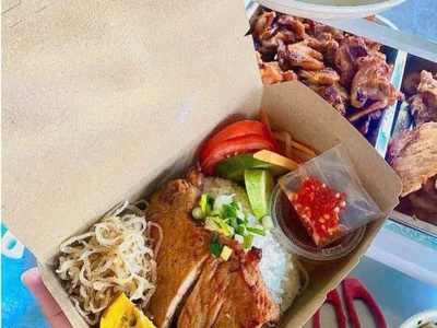 Hộp giấy kraft đựng đồ ăn 1