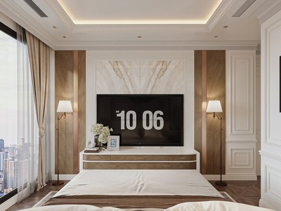 Căn 2PN The Parkland 57,41m    Tầng 19 cao thoáng, logia hướng Bắc mát quanh năm, ở sướng khỏi bàn 1