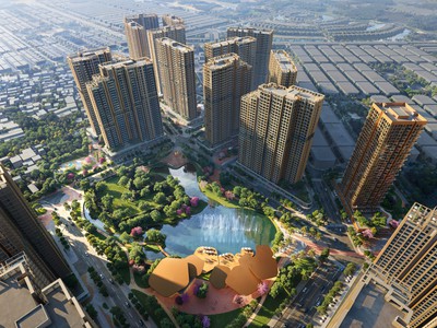 Căn 2PN The Parkland 57,41m    Tầng 19 cao thoáng, logia hướng Bắc mát quanh năm, ở sướng khỏi bàn 3