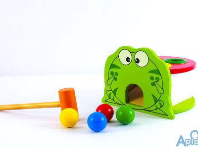 Bộ Đập bóng vui nhộn bằng gỗ chuyển tận nhà miễn phí 2