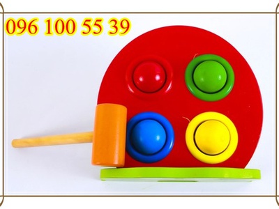 Bộ Đập bóng vui nhộn bằng gỗ chuyển tận nhà miễn phí 1