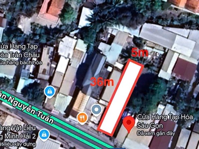 Cần bán 179m2 đất thô cư mt đường đoàn nguyễn tuân 2