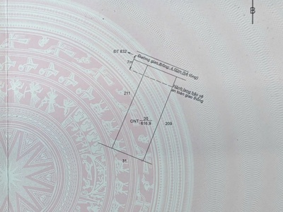 Bán gấp lô đất thổ có nhà xã vàm cỏ giá 1,6 tỷ 4