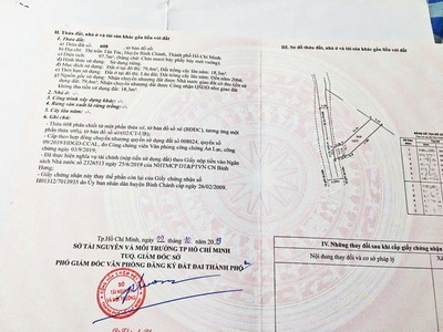 Cần bán 98m2 đất thổ cư hẻm ba gác gần ql1a 2