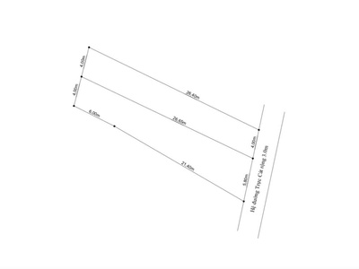 Đất mặt đường trực cát - 225m - mặt tiền 9.8m - giá 18.6 tỉ - dòng tiền 18 tr/m tháng 3