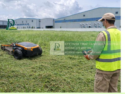 Dịch vụ cắt cỏ, dọn dẹp cảnh quan công ty, nhà xưởng tại Đồng Nai 2