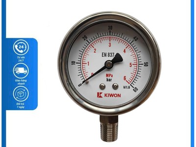Vì Sao Nên Đầu Tư Đồng Hồ Áp Suất Kiwon 0 60 Bar / MPa Chính Hãng 0