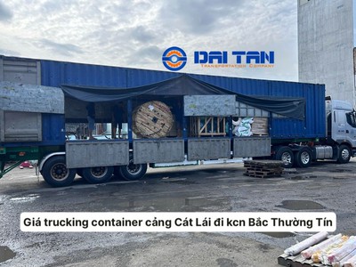 Giá trucking container từ cảng Cát Lái đi KCN Bắc Thường Tín 0