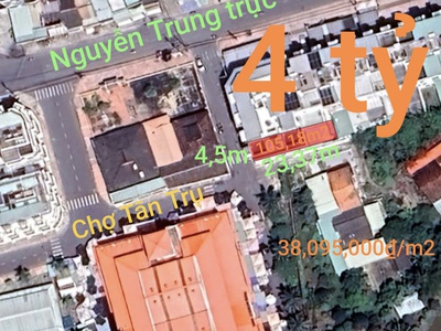 Bán nhà phố mặt tiền trung tâm chợ xã tân trụ giá chỉ 4 tỷ 0