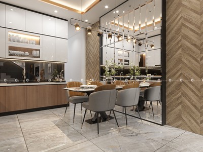 Tủ bếp Acrylic Gỗ Công Nghiệp Chữ L Cao Cấp, Tiện Nghi 2