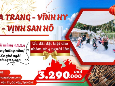 Tour Tết Nha Trang - Vĩnh Hy - SGC Tourist 0