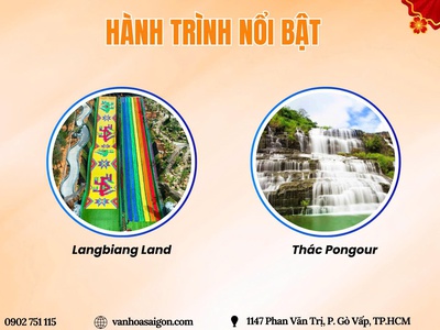 Du lịch Tết: Đà Lạt ngàn hoa đón xuân 3N3Đ 3