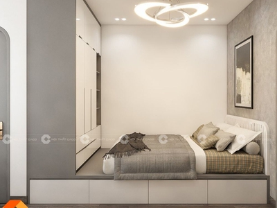 Combo Giường Tủ Gỗ Công Nghiệp MDF Tối Ưu Không Gian 0