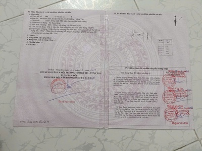 Em can bán lô 2 mặt tiền đất phước hội -đất dỏ. diện tích 6 23  tc 100  giá chỉ  895tr bớt lộc 2