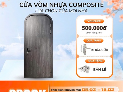 Xu hướng thiết kế mới với cửa vòm nhựa Composite: Đẹp, bền và tối ưu chi phí 1