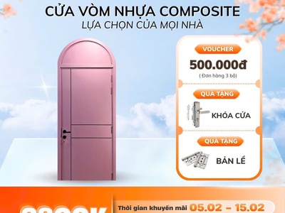 Xu hướng thiết kế mới với cửa vòm nhựa Composite: Đẹp, bền và tối ưu chi phí 2