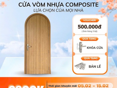 Xu hướng thiết kế mới với cửa vòm nhựa Composite: Đẹp, bền và tối ưu chi phí 3