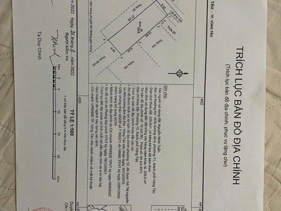 Chủ cần bán lô đất ở hẻm 1410 đường 30/04 phường 12 tpvt. 3