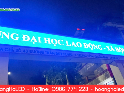 Dự Án Màn Hình LED P10 Tại Đại Học Lao Động   Xã Hội  Yên Hòa, Hà Nội 1