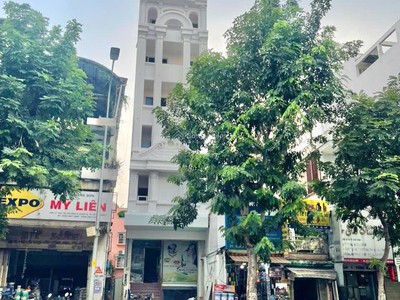 Tòa nhà quân 10 8 tầng mặt tiền kinh doanh lý thái tổ   5.65x20m  chào 48 tỷ 0