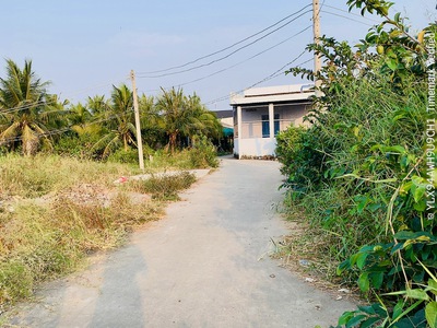 Bán đất thổ cư 124,4m  xã thanh vĩnh đông, châu thành, long an sổ hồng riêng 3