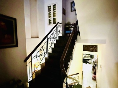 Nhà 2 mặt hxh tránh nhau khu biệt thự   72m  nở hậu   5 tầng 5pn giá 9.x 3